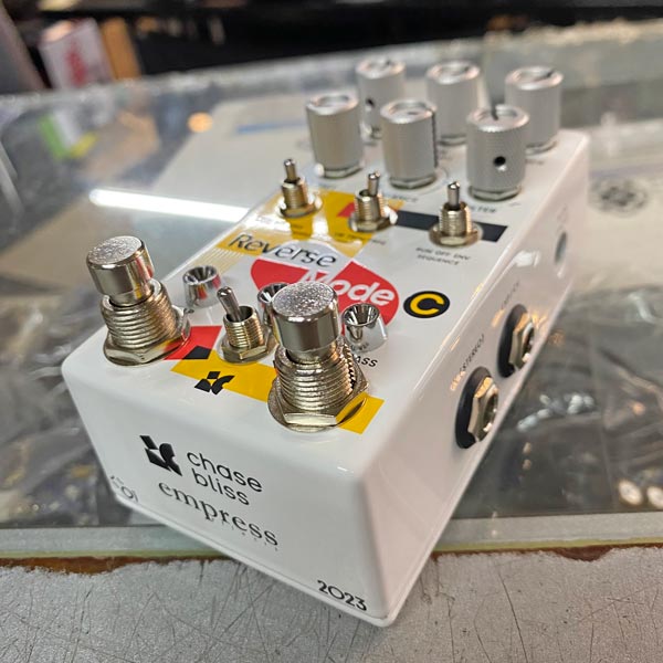 【未使用】Chase Bliss Audio Reverse Mode C Guitar Pedal X - GPX Blog - Chase Bliss's latest Reverse
