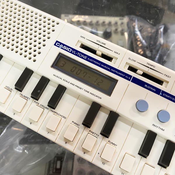 【美品】CASIO VL‑5 VL‑Tone バーコード読取自動演奏！ 美品】CASIO VL‑5 VL‑Tone バーコード読取自動演奏！ Casio VL-