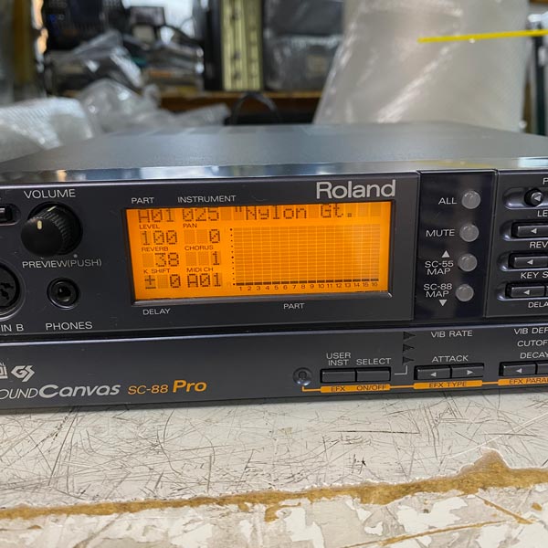 Roland SC-88 Pro 音源【中古】 ROLAND SC-88 PRO | 中古新入荷商品 | | えちごやミュージック