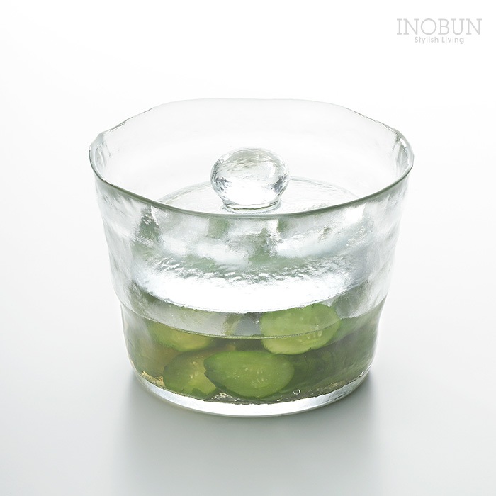 手作りガラス 浅漬鉢 L 640ml KINTO キントー