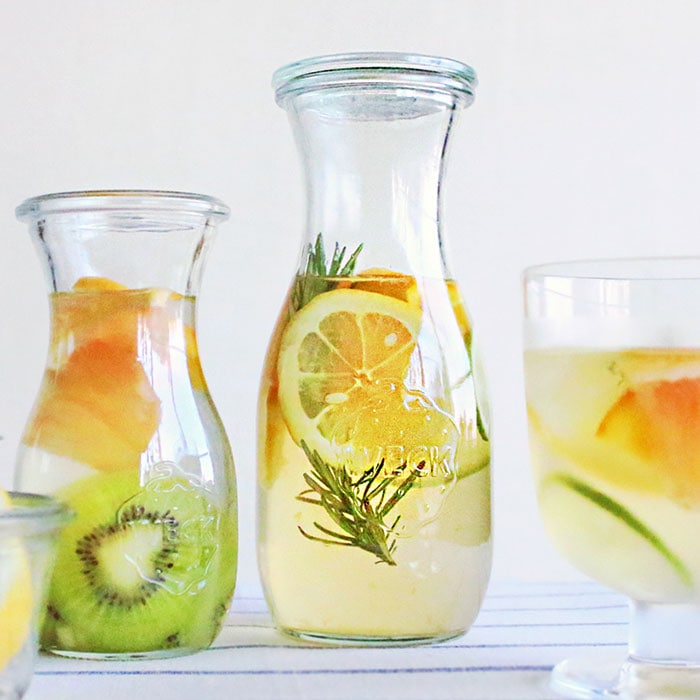 WECK JUICE JAR ガラスキャニスター ウェック 500ml （WE-764） フタ Sサイズ （本体のみ） 保存容器