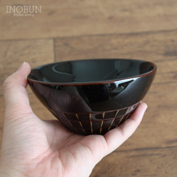 nest ネスト 親子茶碗 パパサイズ L 天目釉 美濃焼 日本製 深山食器 新生活