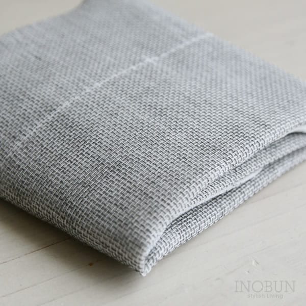 白雪はんかち 備長炭入り 30 x 30cm 杢グレー