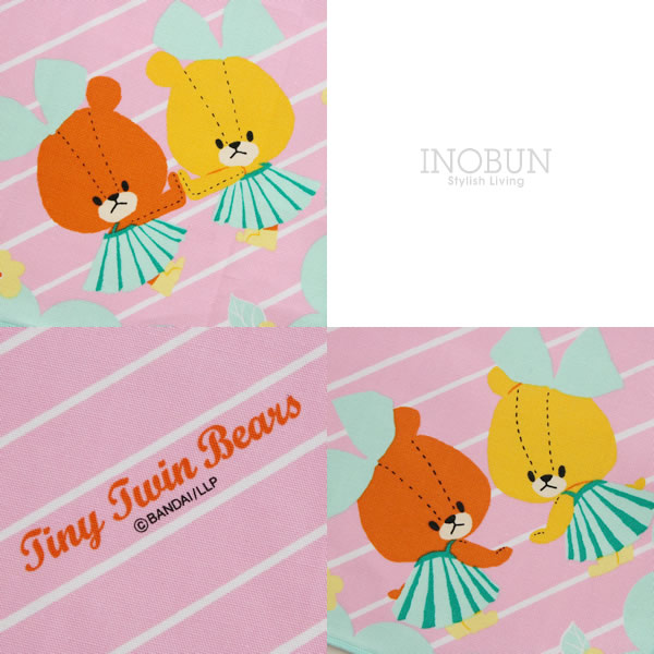 くまのがっこう ルルロロ ラッピングクロス ランチクロス ナフキン ピンク ベビー キッズ お弁当グッズ ランチクロス 巾着 イノブンオンラインショップ