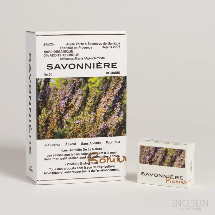 フランス製ソープ サヴォニエール 石けん SAVONNIERE グリーンクレイと