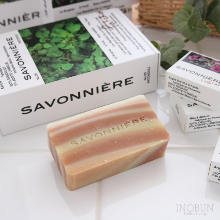フランス製ソープ サヴォニエール 石けん SAVONNIERE レッドクレイと