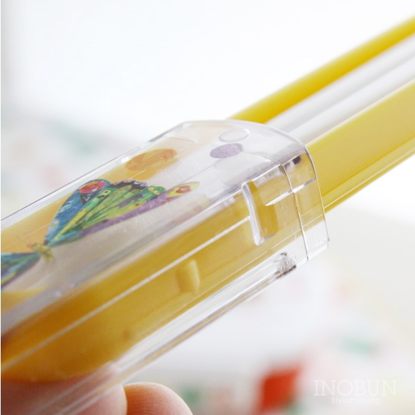 在庫限り終了】はらぺこあおむし ケース付箸 日本製 子供用