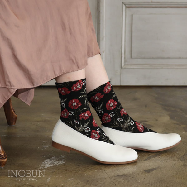 LIBERTY ソックス ポワレ BK 靴下 リバティ セール SALE