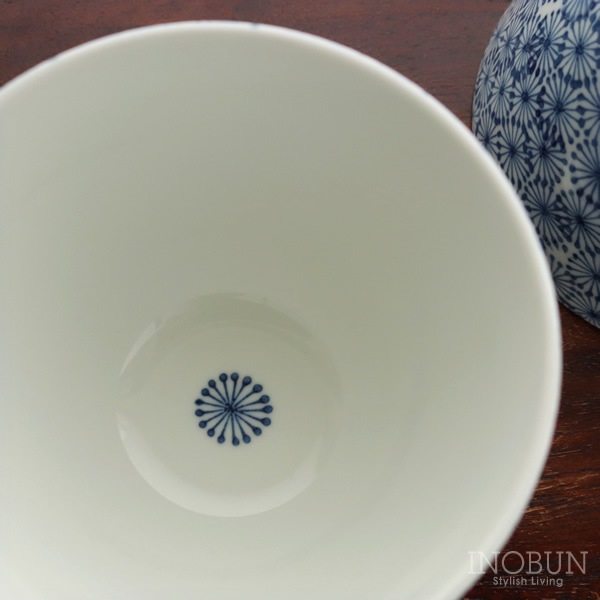 亀甲紋 くらわんか碗 青 波佐見焼 茶碗 日本製 西海陶器 新生活