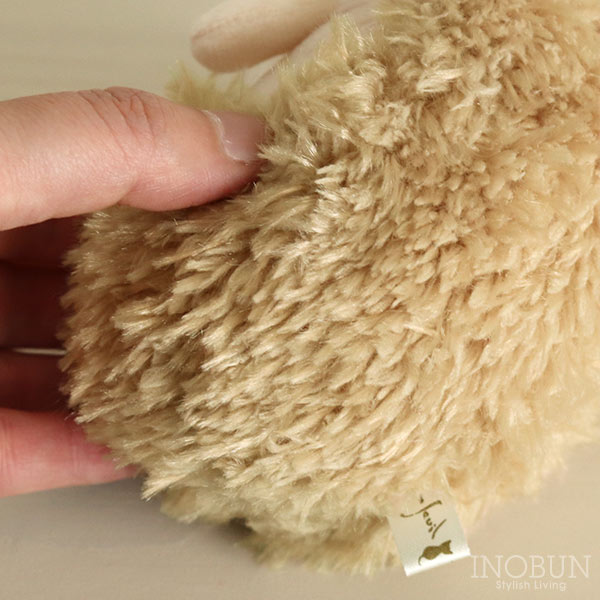 ふわふわ ランディ ハリネズミのぬいぐるみ ベージュ ベビーギフト