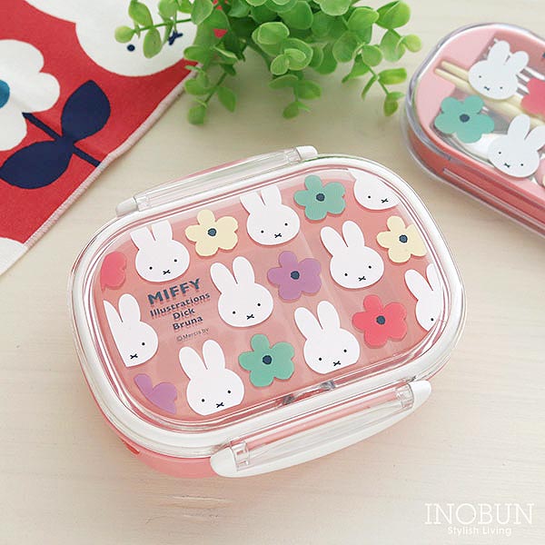 ミッフィー 抗菌 ランチボックス お弁当箱 270ml お花 日本製 ベビー キッズ お弁当グッズ お弁当箱 イノブンオンラインショップ
