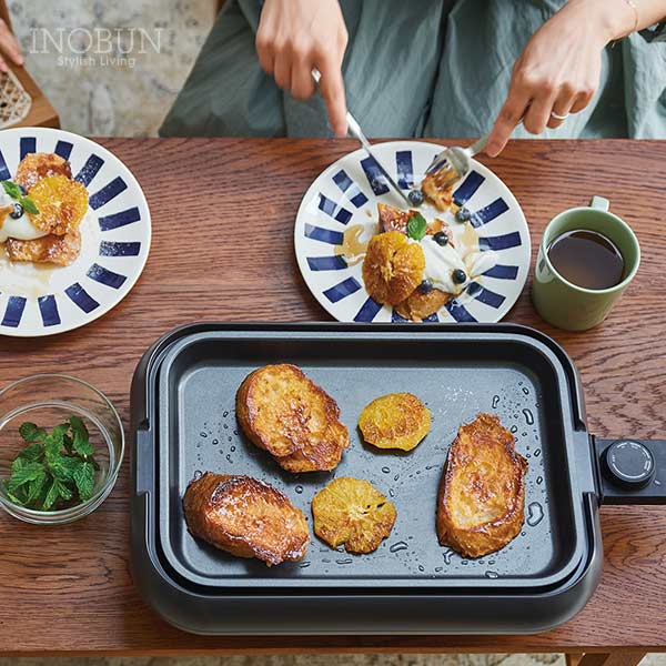 【在庫限り終了】ホットプレート レコルト プレート2枚セット グレー ヒーター内蔵 レシピ付き たこ焼き器 RHP-1 recolte Hot Plate  新生活