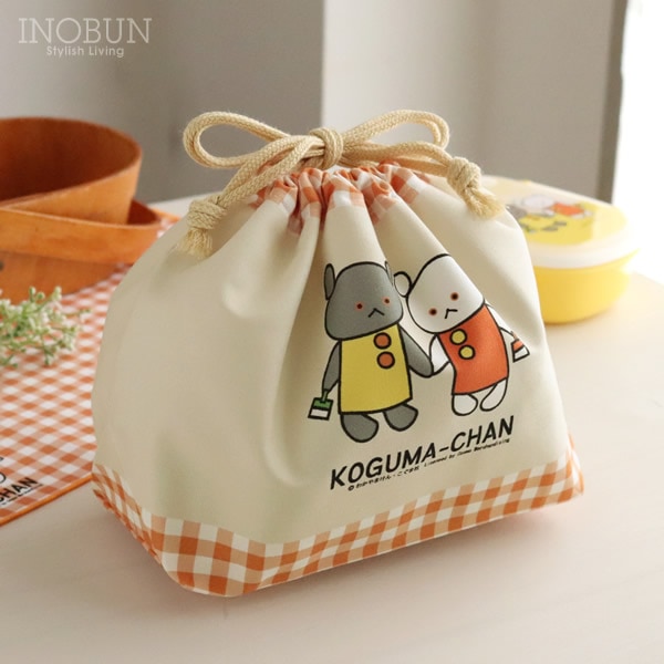 【3/14頃入荷予定】こぐまちゃん お弁当袋 ランチ巾着 わかやまけん こぐまちゃん 日本製 子供用