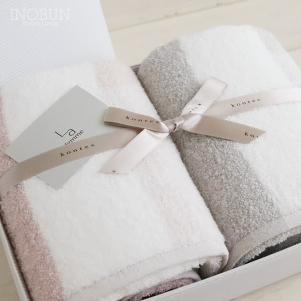 松*ん様 エルメス 新品ピンクとグレーの大タオルセット 今治タオル公式オンラインストア | LifEギフトセット(BT×2枚入