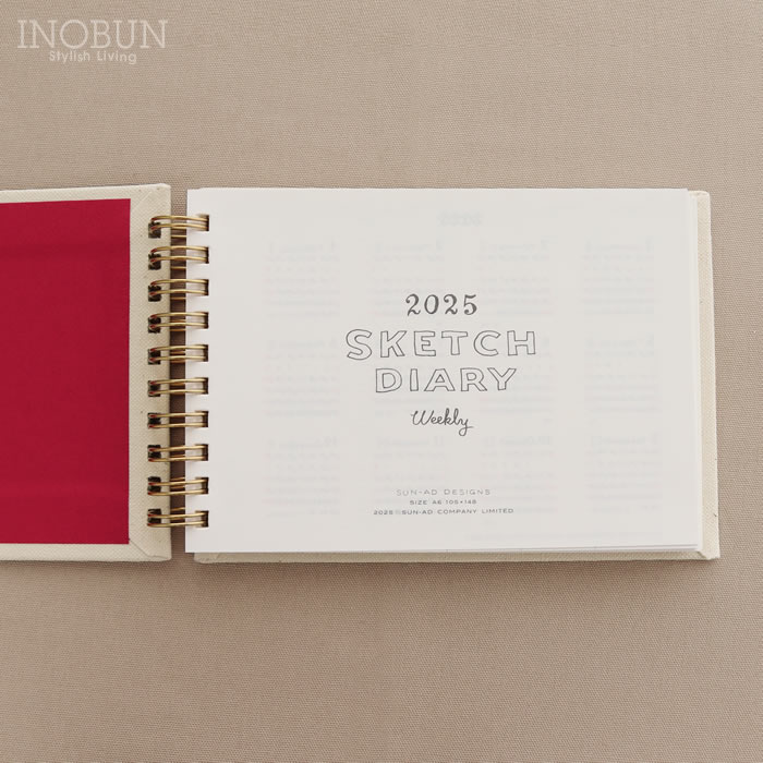 Swiss Diary_2025 スケジュール帳 2025年 スケジュール帳 ウィークリー スケッチダイアリー A6