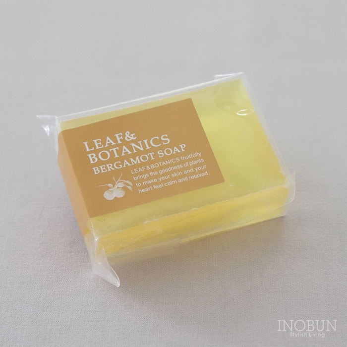 秋冬限定 リーフ＆ボタニクス マザーソープ 石けん 90g ベルガモット 天然精油 乾燥対策 LEAF&BOTANICS 松山油脂 日本製