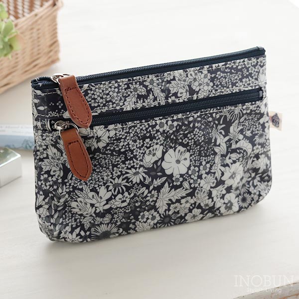 Coupole リバティ Wファスナー フラットポーチ マット Patrick Gordon パトリック・ゴードン メール便対応 日本製 LIBERTY クーポール