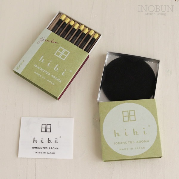 hibi ヒビ 10MINUTES AROMA ミモザ garden. レギュラーボックス 8本