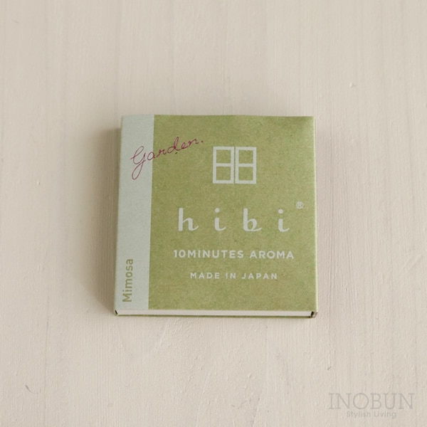 hibi ヒビ 10MINUTES AROMA ミモザ garden. レギュラーボックス 8本