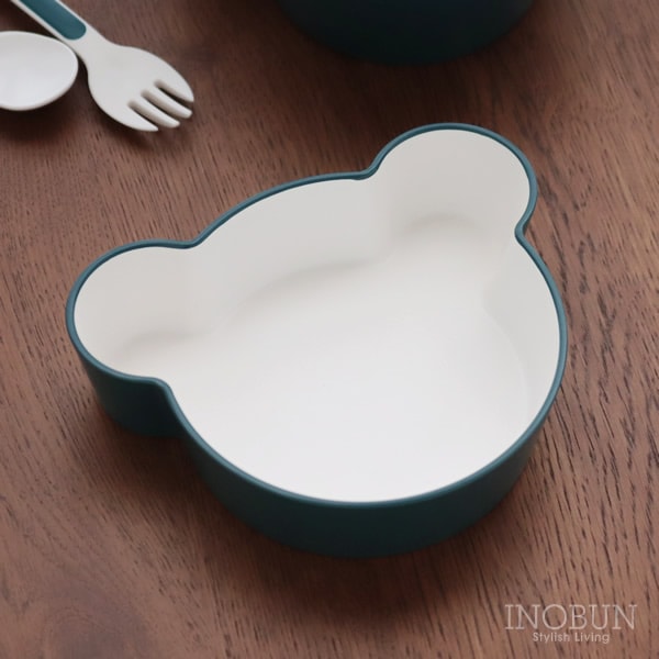  DISH//  クマ出品 子供用食器 tak KIDS DISH クマ型プレート オレンジ 日本製