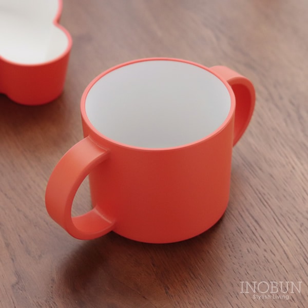 子供用食器 tak KIDS DISH 両手マグ オレンジ 日本製 mug ベビー