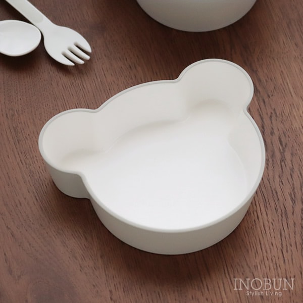tak KIDS DISH bowl bear s 日本製 ボウル グレー ベビー 子供食器