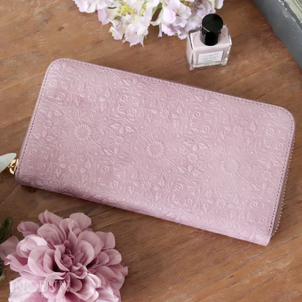 HIRAMEKI モリス ラウンドファスナー 長財布 牛革 日本製 クラッシックパープル プレゼント