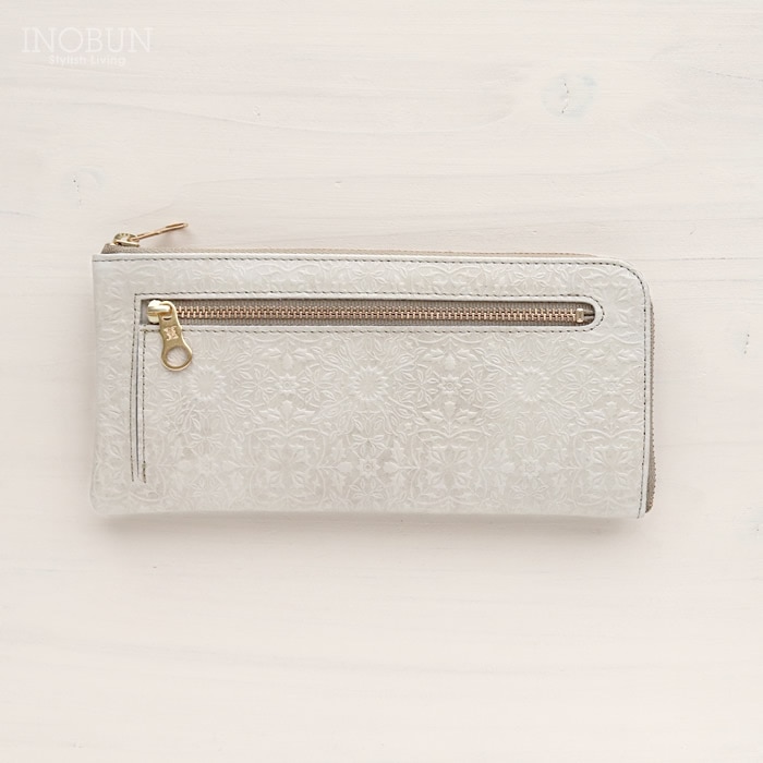 HIRAMEKI モリス L字ファスナー 長財布 牛革 日本製 アルビオン