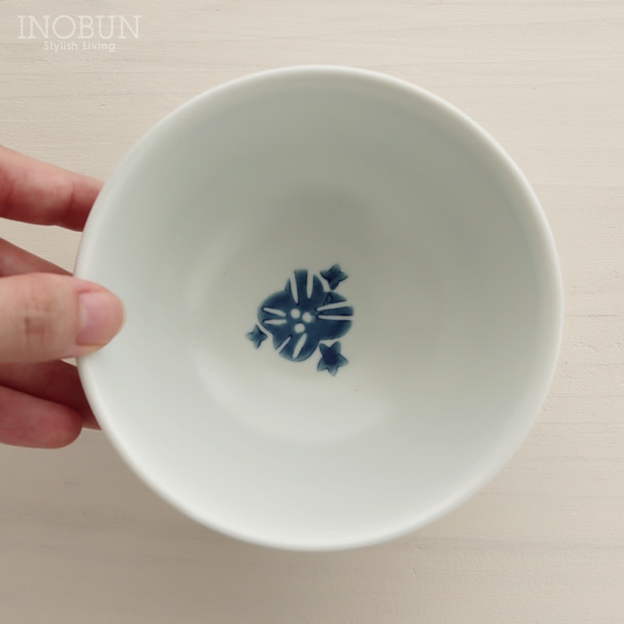 花あつめ Hana Atsume 茶碗 ブルー 波佐見焼 日本製 新生活