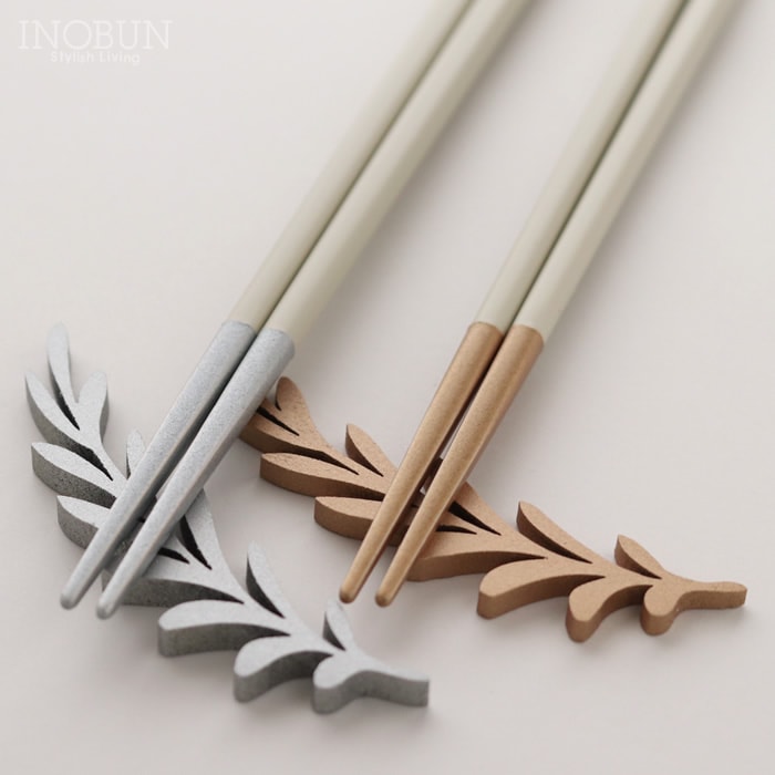 月桂樹 Gekkeijyu 夫婦箸＆箸置き ギフトセット 日本製 カトラリー