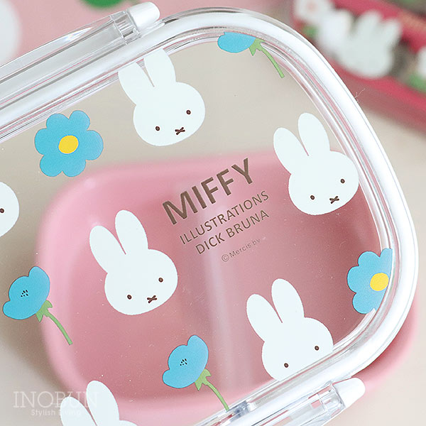 完売】ミッフィー 抗菌 ランチボックス お弁当箱 360ml フラワー 日本