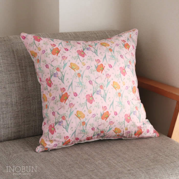 リバティ クッションカバー スプリング・ブルームス ピンク 45 x 45cm  Spring Blooms フローレットロンドン 新生活 セール