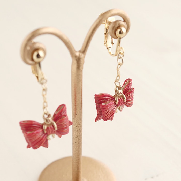 パルナートポック リボンキャット イヤリング フィーアエフ 猫