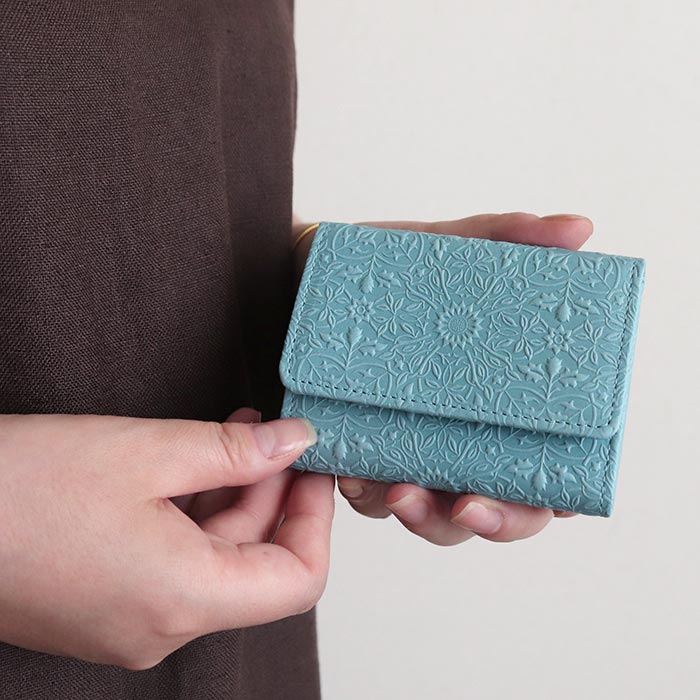 inu✿まとめ買い歓迎さま専用。HIRAMEKI.ミニ財布　　新品.未使用 HIRAMEKI モリス プチウォレット ミニ財布 牛革 日本製