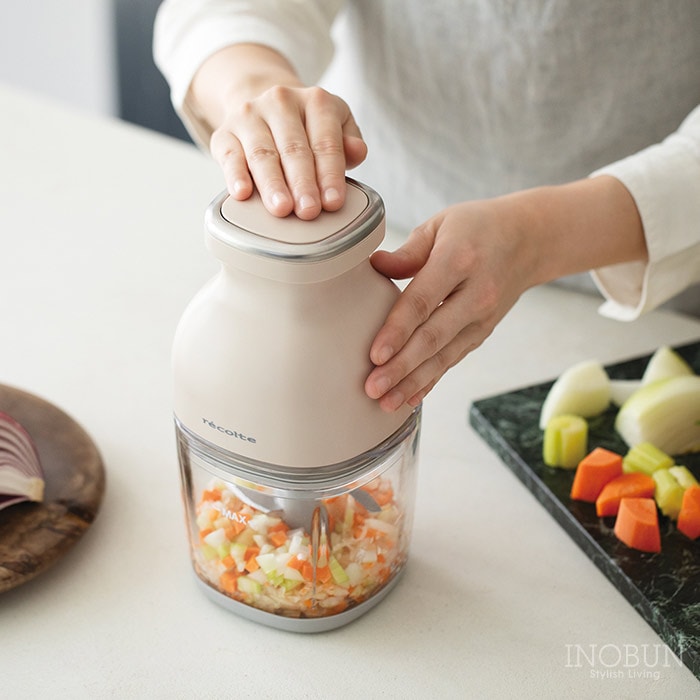 レコルト コードレス カプセルカッター ボンヌ クリームホワイト RCP-7（W） フードプロセッサー ミキサー ホイッパー ギフト 新生活