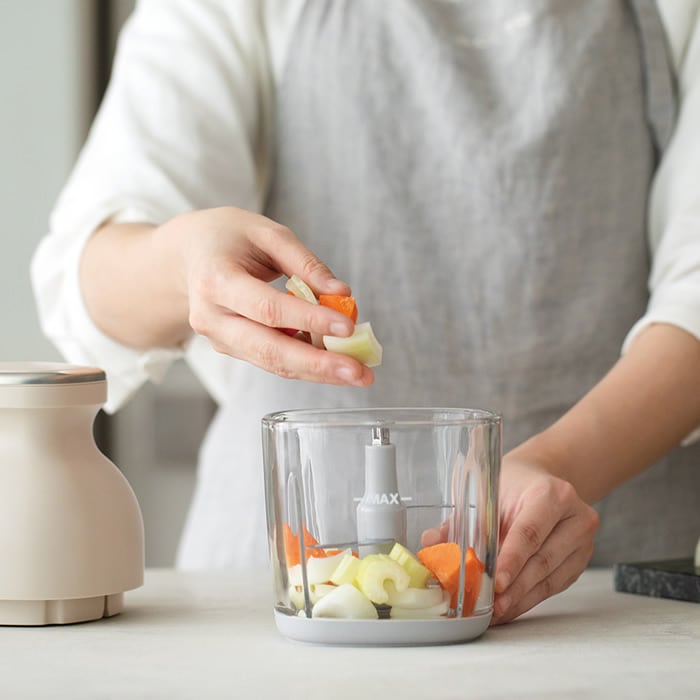 コードレス型プロセッサー ボンヌRCP-7 (Bk)（1個） レコルト コードレス カプセルカッター ボンヌ ナチュラル