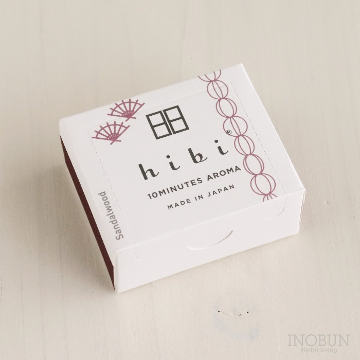 hibi ヒビ 10MINUTES AROMA 白檀 和の香り ラージボックス 30本入り