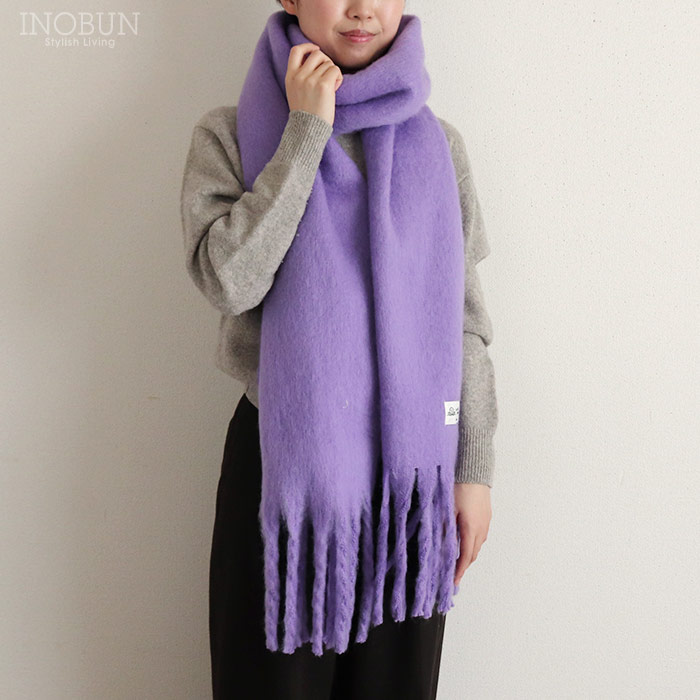 acne studios マフラー 紫 パープル