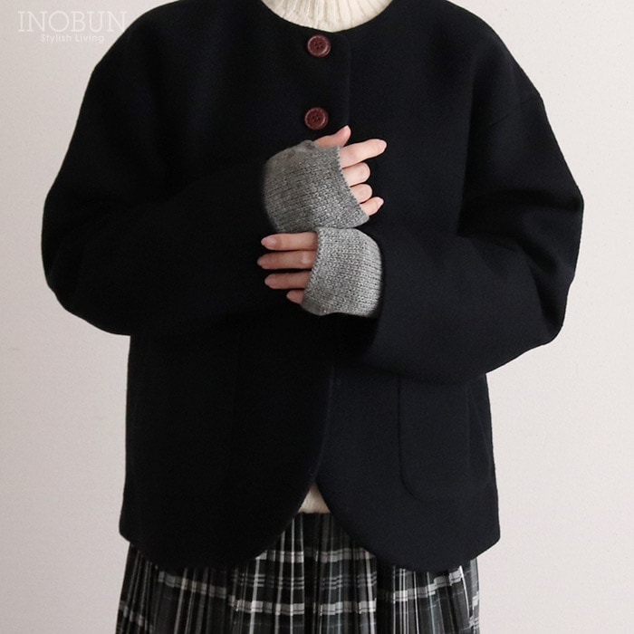 HIGHLAND 2000 ウールハンドウォーマー 手袋 ライトグレー イギリス製