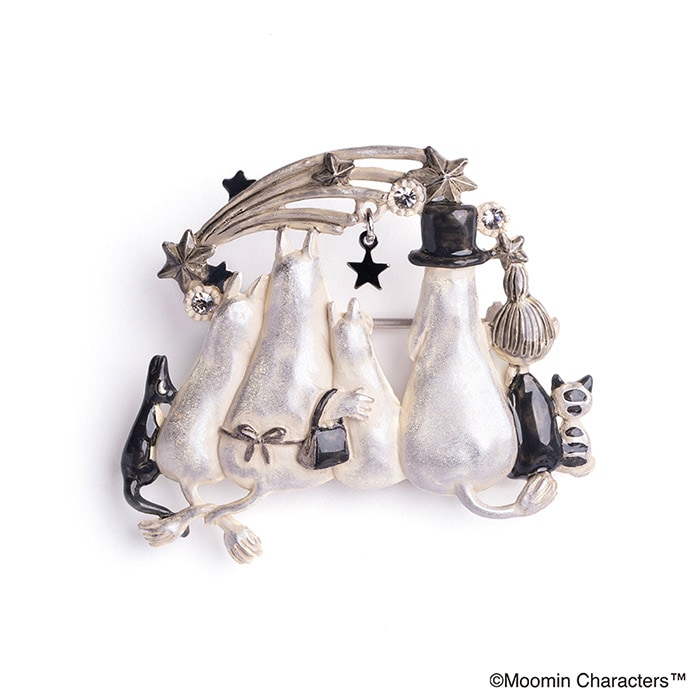 ながれ星とムーミン ブローチ パルナートポック x ムーミン