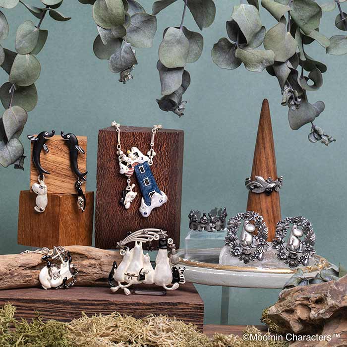 ながれ星とムーミン ブローチ パルナートポック x ムーミン