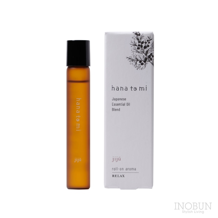 hana to mi ハナトミ ロールオンアロマ jiju ジジュウ 9mL ヒノキ 植物