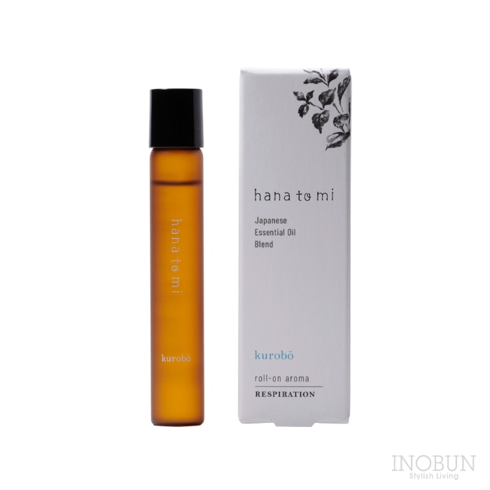 hana to mi ハナトミ ロールオンアロマ kurobo クロボウ 9mL ハッカ 植物由来 保湿 ボディケア 花粉 日本製