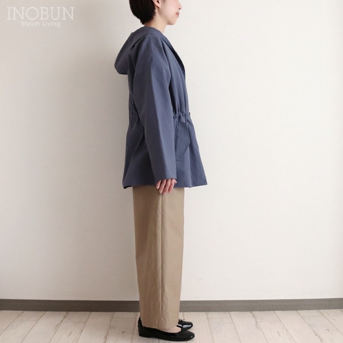 Vent d'ouest par Le minor モッサ　コート　38 Vent d'ouest par Le minor RESCWOOL モッサコート ブラック