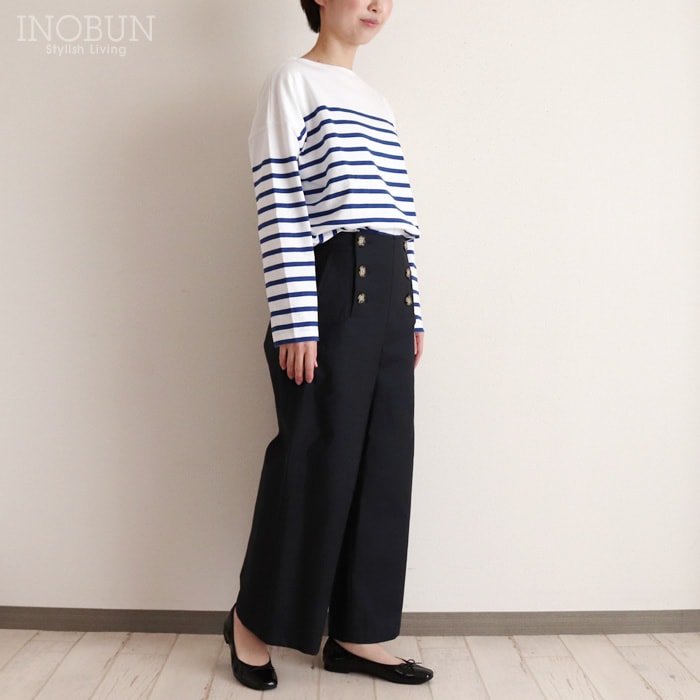 再入荷予定なし】イノブン別注 Vent d'ouest 裏リバティ マリンパンツ