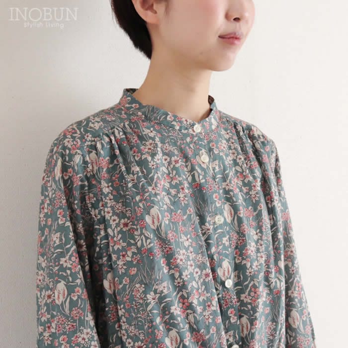 再入荷予定なし】Crespi リバティ ドロストリボンワンピース