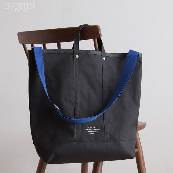 タイディートート ラージ チャコール SOLEIL トートバッグ キャンバス