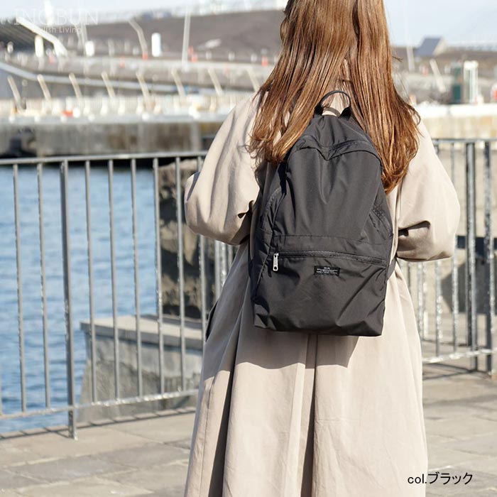 ウィークエンドデイパック ブラック SOLEIL リュック 撥水 洗える