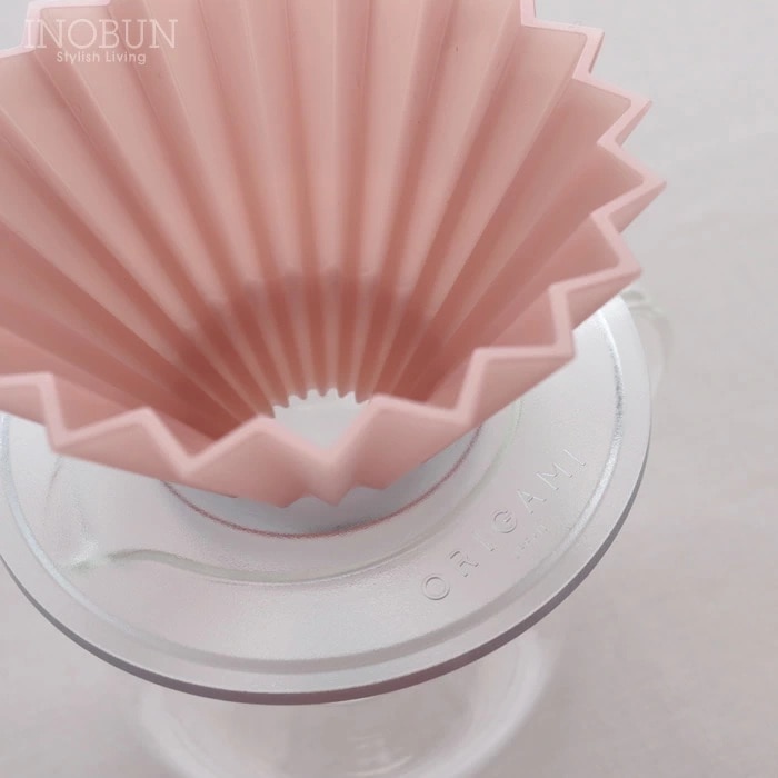 ORIGAMI ドリッパー エアー S クリアホルダーセット マットピンク 日本
