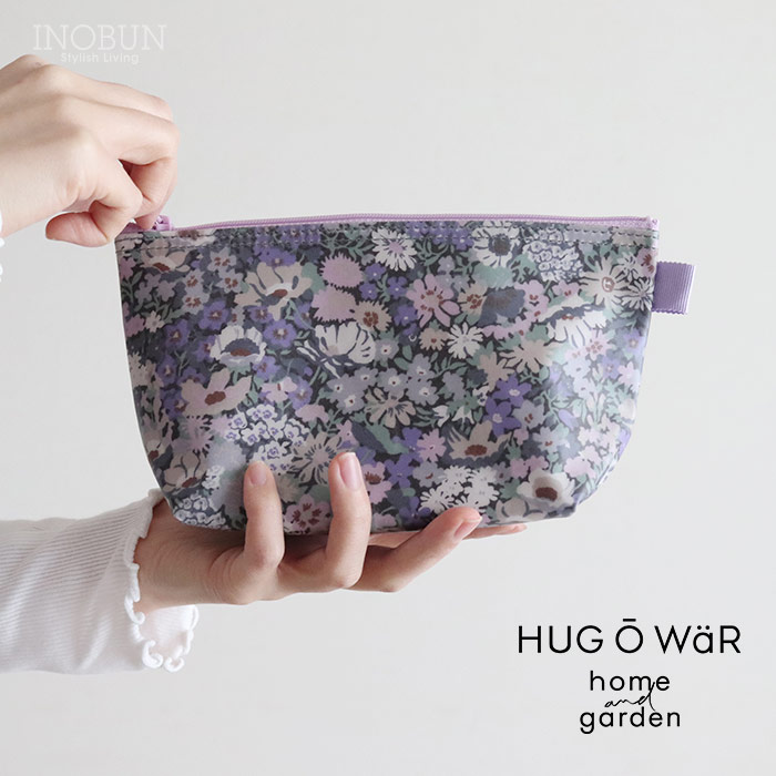HUG O WaR home&garden リバティプリントのマチ付きポーチ ソープ